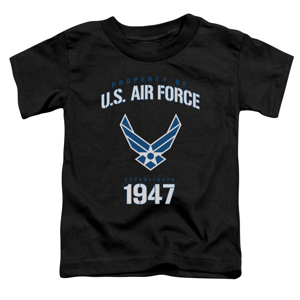 Air Force Property Of Licensed Toddler T-Shirt SM-LG
