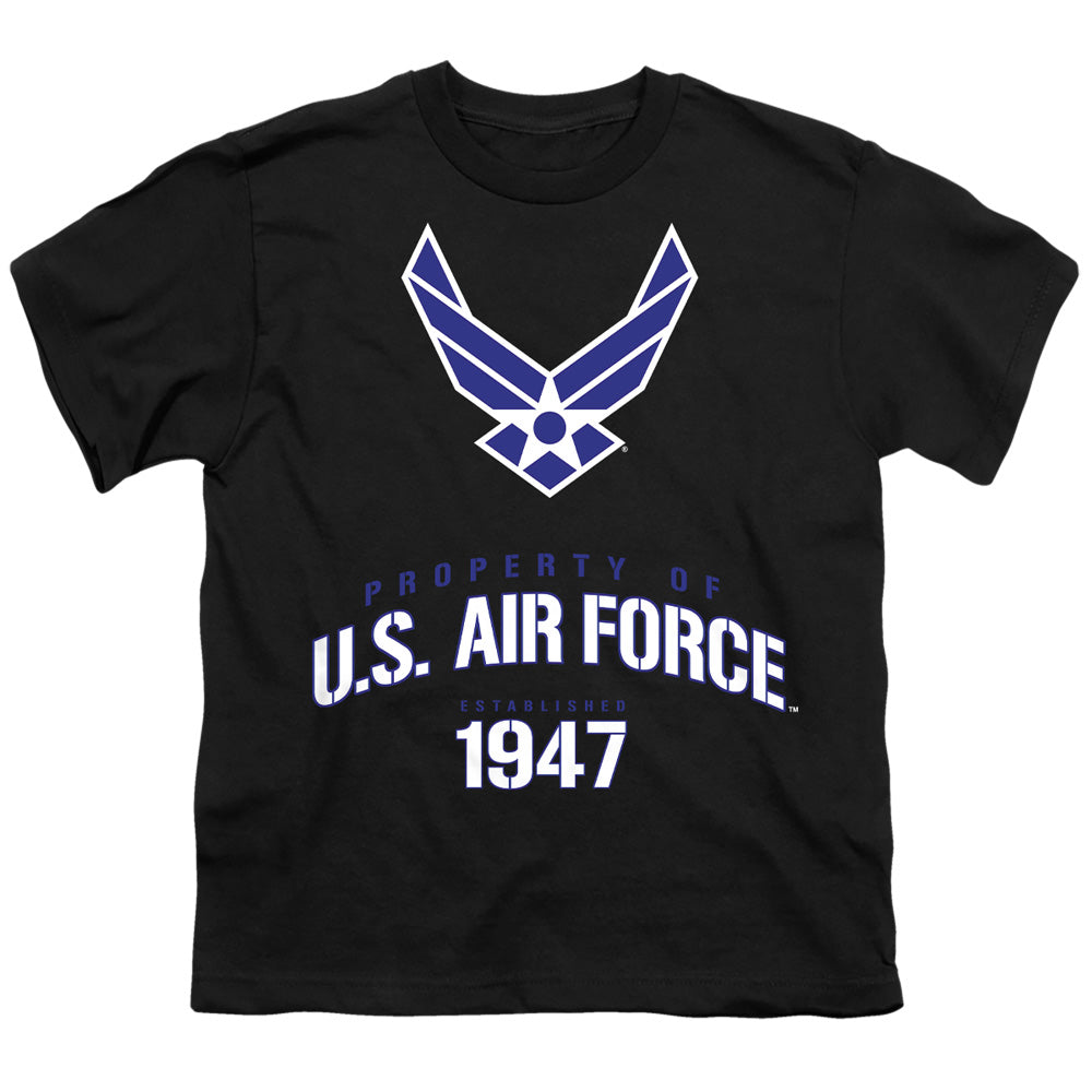 Air Force Property Of Licensed Kid's T-Shirt (Ages 4-7) XS-XL