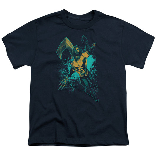 Aquaman Movie Make A Splash Licensed Kid's T-Shirt (Ages 4-7) SM-XL
