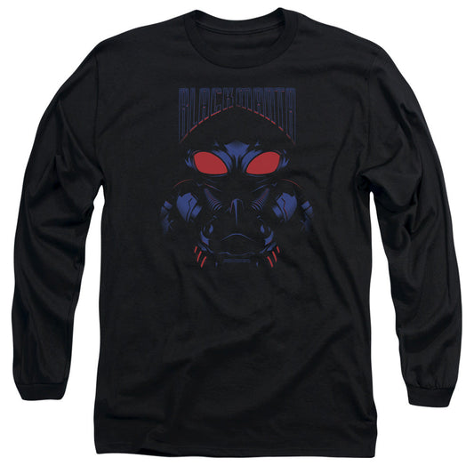 Aquaman Movie Black Manta Licensed Adult Unisex Long Sleeve T-Shirt SM-3X