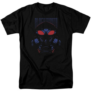 AN OFFCIALLY LICENSED AQUAMAN MOVIE BLACK MANTA MEN'S REGULAR FIT T-SHIRT BLACK