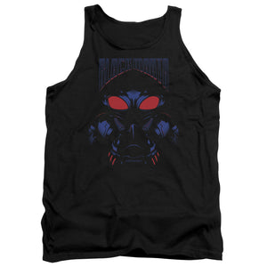 AN OFFCIALLY LICENSED AQUAMAN MOVIE BLACK MANTA ADULT UNISEX TANK TOP BLACK