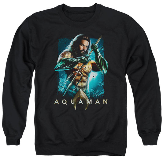 Aquaman Movie Trident Licensed Adult Unisex Crewneck Sweatshirt SM-3X