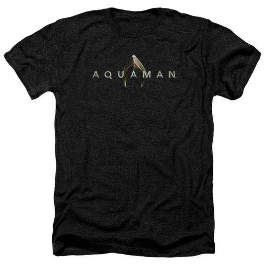 Aquaman Movie Logo Licensed Adult Unisex T-Shirt Heather Tee SM-3X