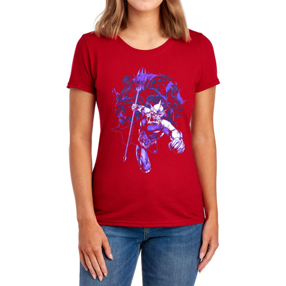 Aquaman Movie Evil Doers Licensed Women's T-Shirt Regular Fit SM-2X
