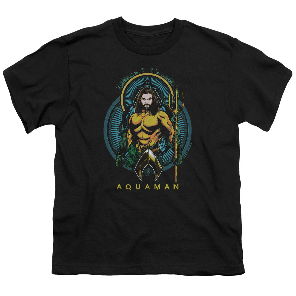 Aquaman Movie Aqua Nouveau Licensed Kid's T-Shirt (Ages 4-7) SM-XL
