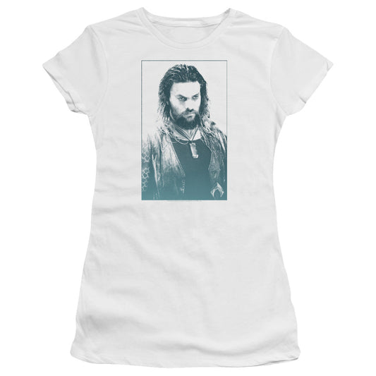 Aquaman Movie Salt Of The Sea Licensed Women's T-Shirt Juniors LG-2X