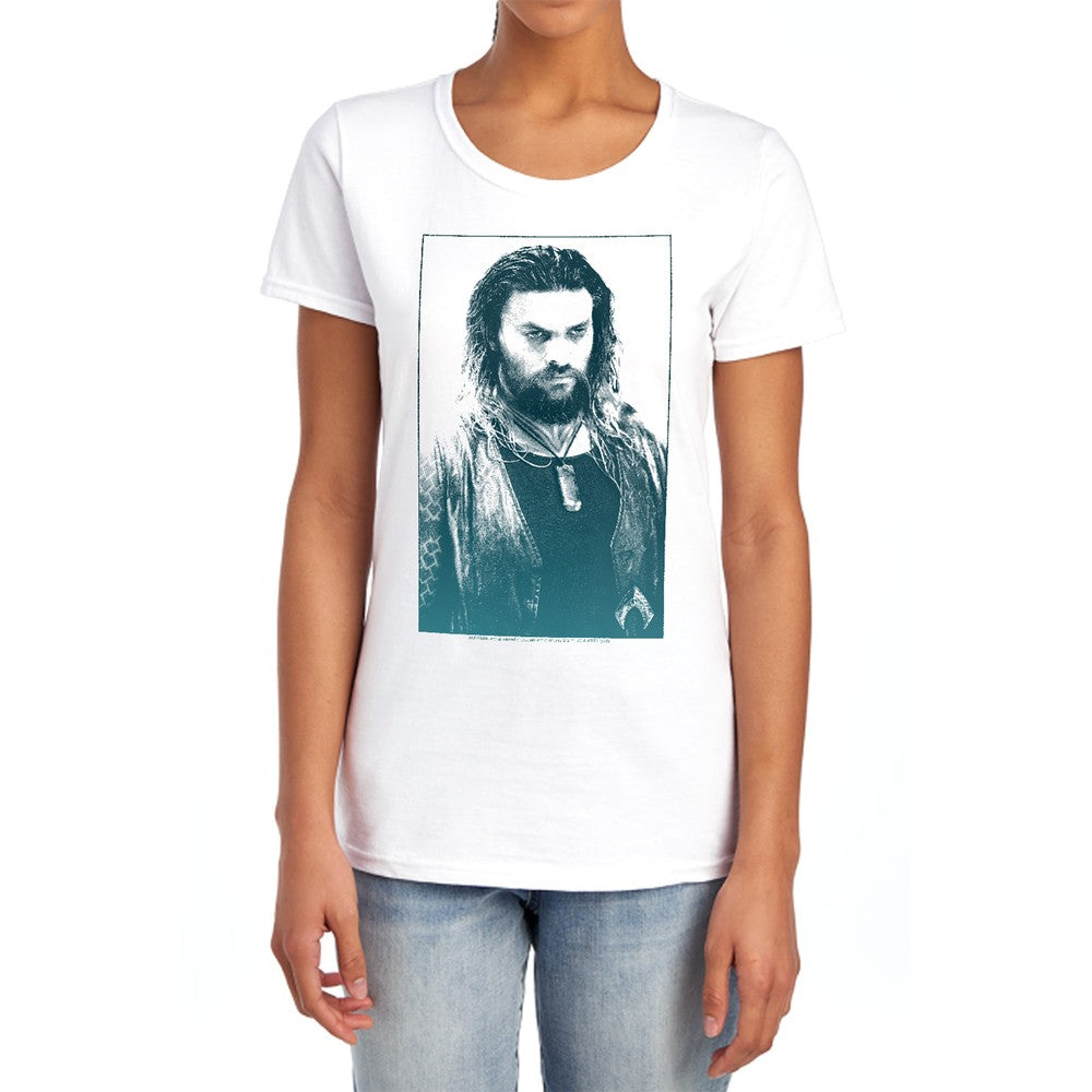 Aquaman Movie Salt Of The Sea Licensed Women's T-Shirt Regular Fit SM-2X