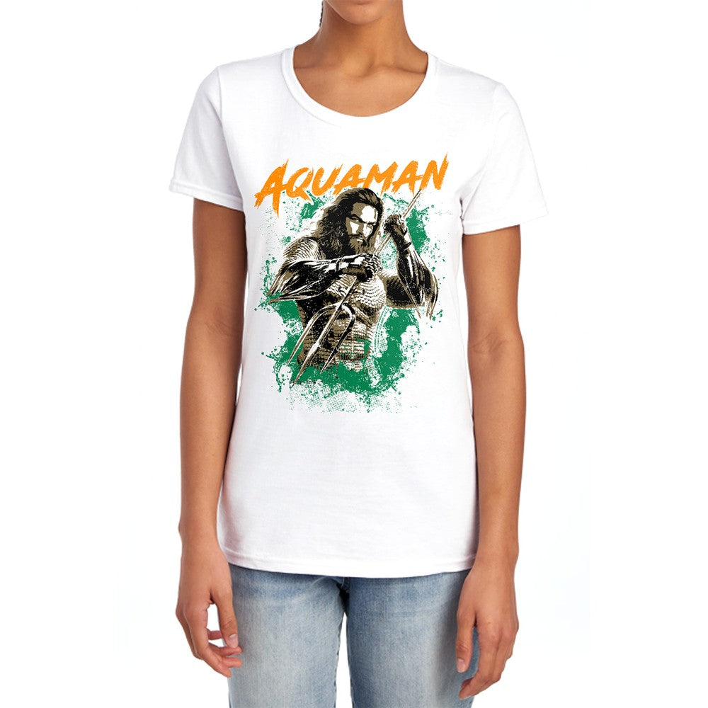 Aquaman Movie Locals Only Licensed Women's T-Shirt Regular Fit SM-2X
