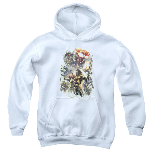 Aquaman Movie King Of Atlantis Licensed Youth Hoodie (Ages 8-12) SM-XL