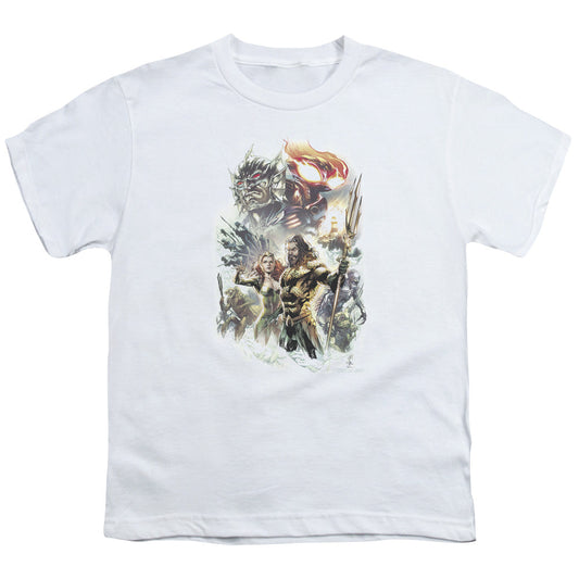 Aquaman Movie King Of Atlantis Licensed Kid's T-Shirt (Ages 4-7) SM-XL