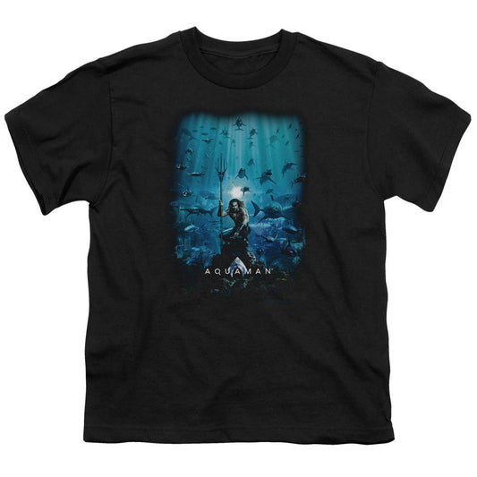 Aquaman Movie Poster Licensed Kid's T-Shirt (Ages 4-7) SM-XL