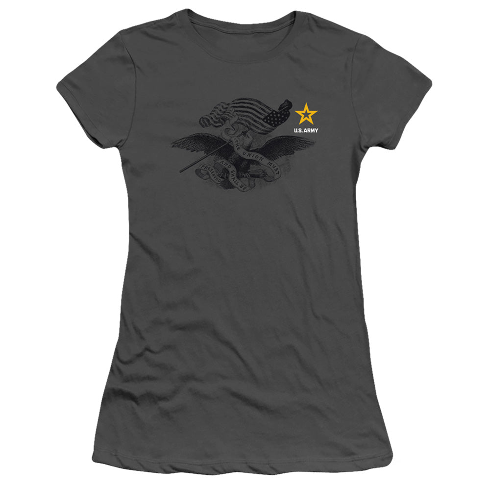 Army Left Chest Licensed Women's T-Shirt Juniors SM-2X