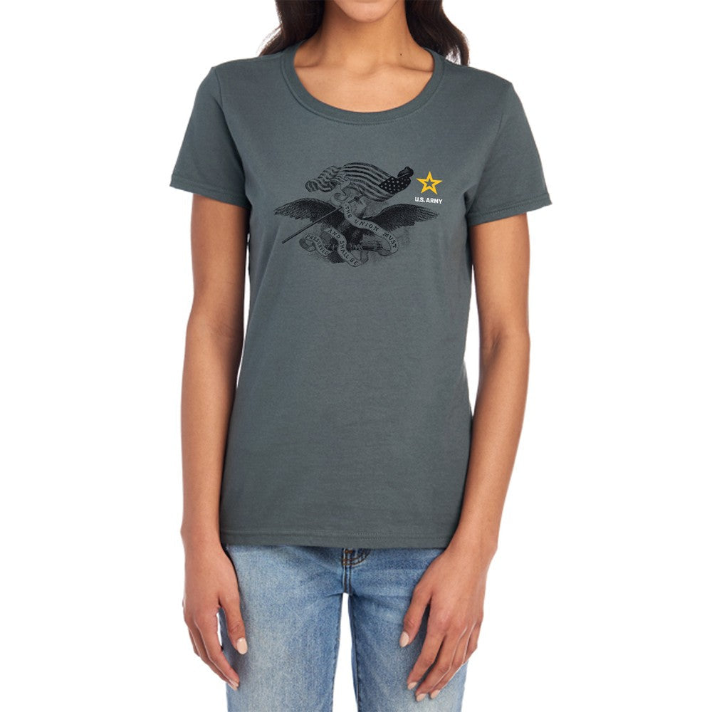 Army Left Chest Licensed Women's T-Shirt Regular Fit SM-2X