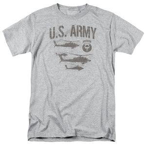 AN OFFCIALLY LICENSED ARMY AIRBORNE MEN'S REGULAR FIT T-SHIRT ATHLETIC HEATHER
