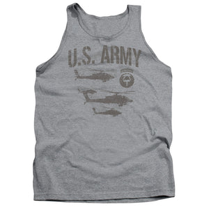 AN OFFCIALLY LICENSED ARMY AIRBORNE ADULT UNISEX TANK TOP ATHLETIC HEATHER