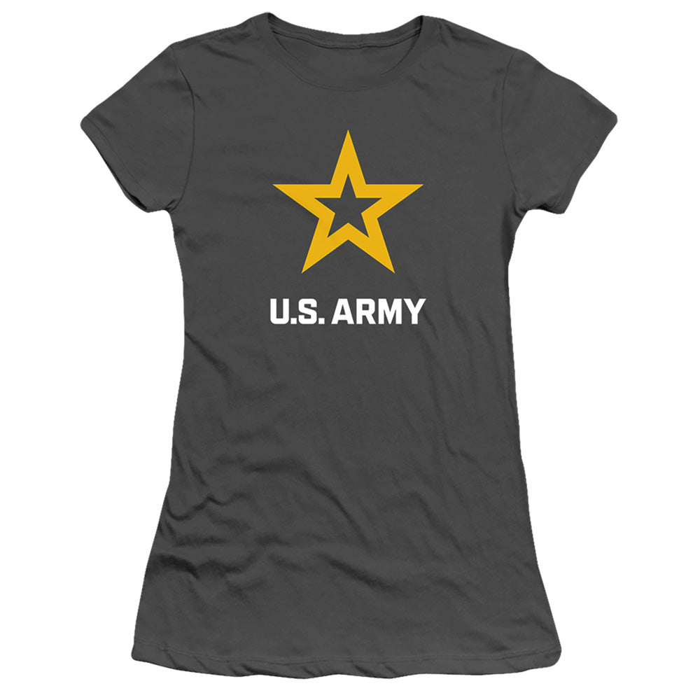 Army Logo Licensed Women's T-Shirt Juniors SM-2X