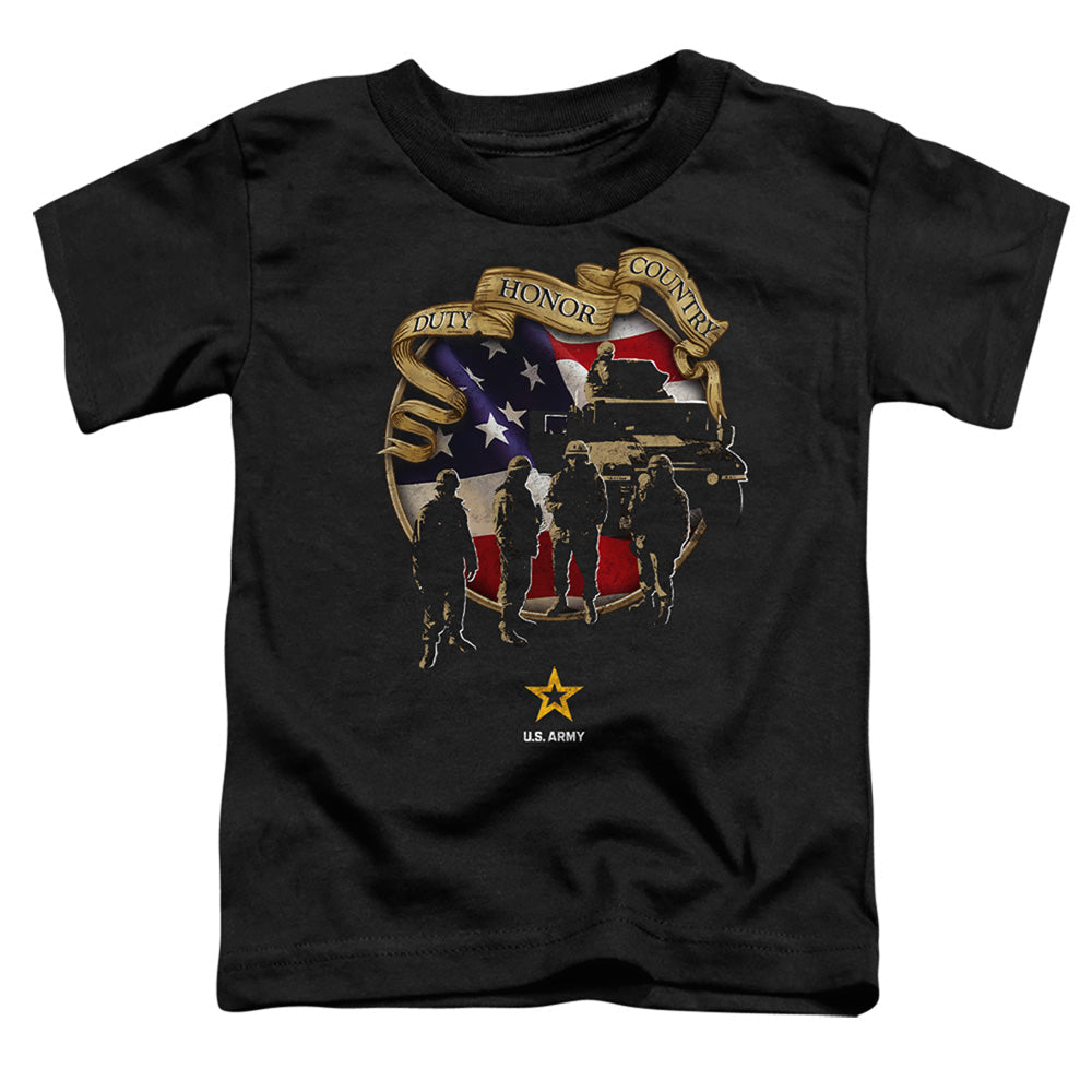 Army Duty Honor Country Licensed Toddler T-Shirt SM-LG
