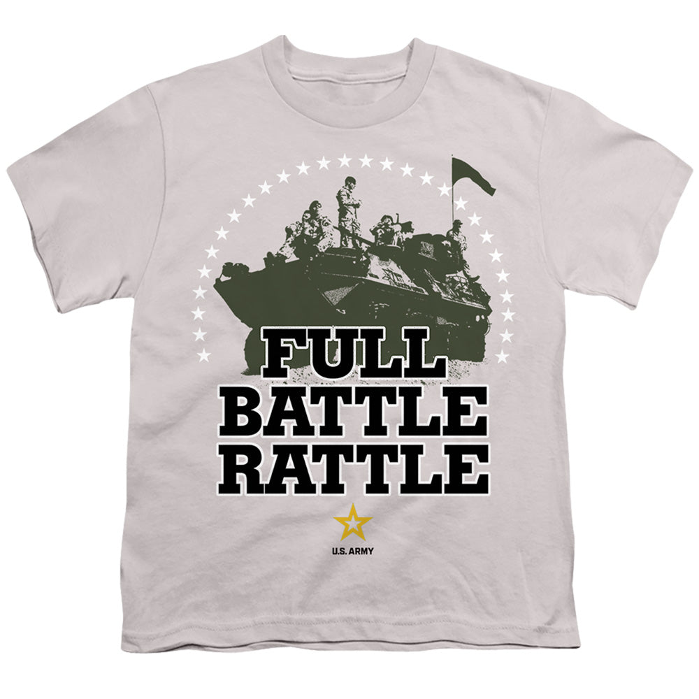 Army Full Battle Rattle Licensed Kid's T-Shirt (Ages 4-7) XL