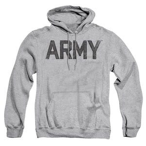 AN OFFCIALLY LICENSED ARMY STAR ADULT UNISEX PULLOVER HOODIE ATHLETIC HEATHER