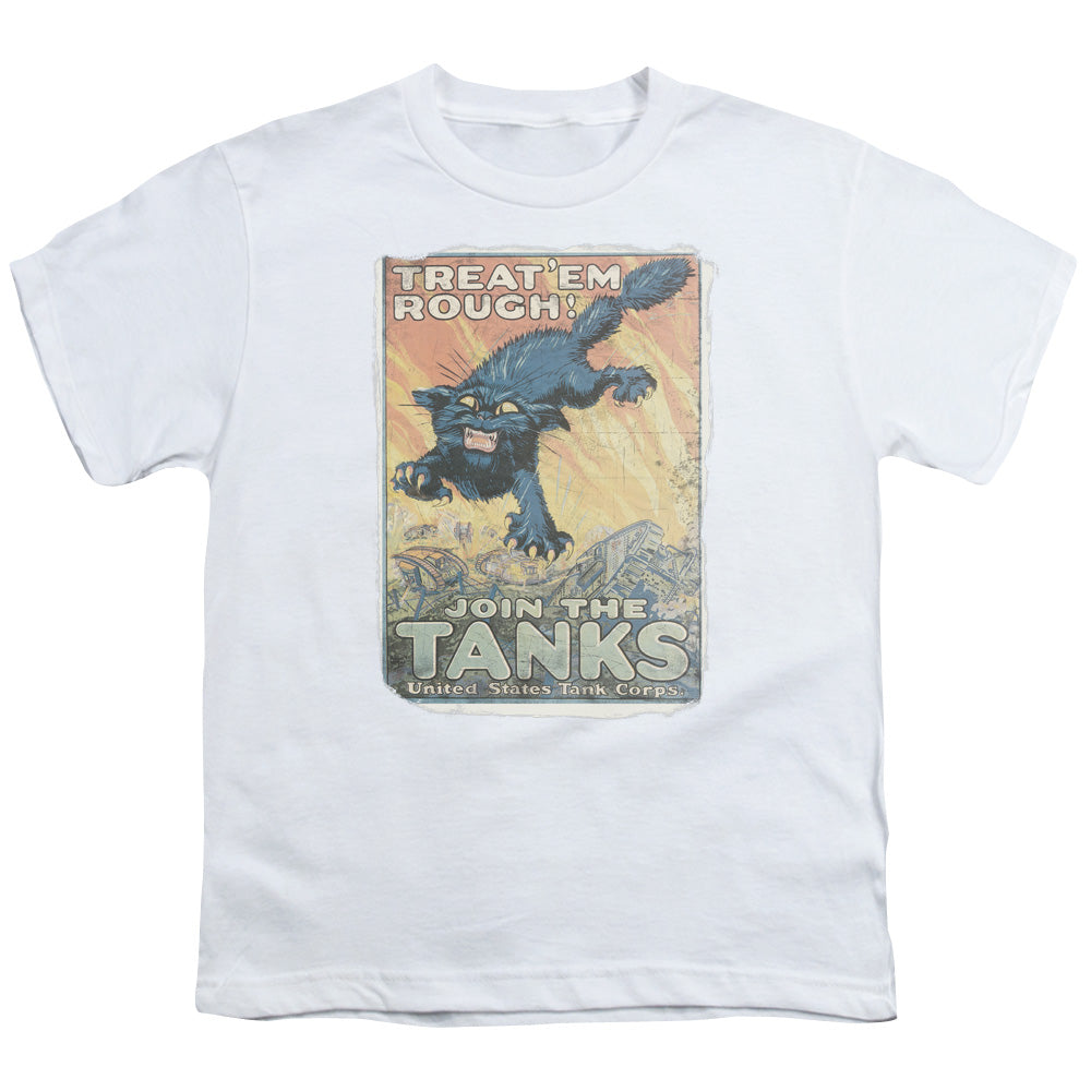 Army Treat Em Rough Licensed Kid's T-Shirt (Ages 4-7) XS-XL