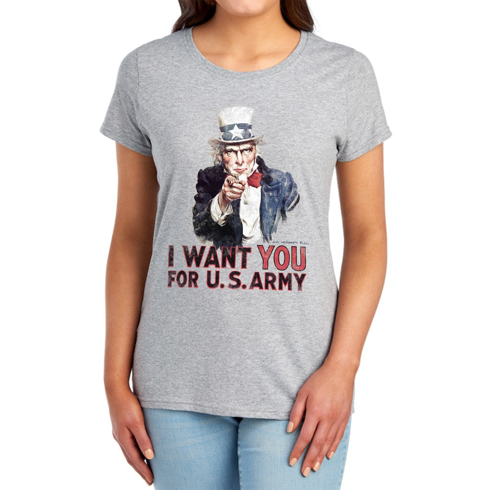 Army I Want You Licensed Women's T-Shirt Regular Fit SM-2X