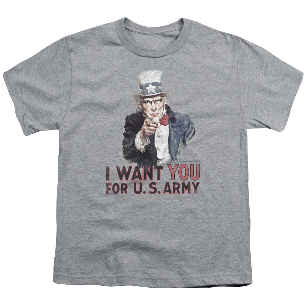 Army I Want You Licensed Kid's T-Shirt (Ages 4-7) XS-XL