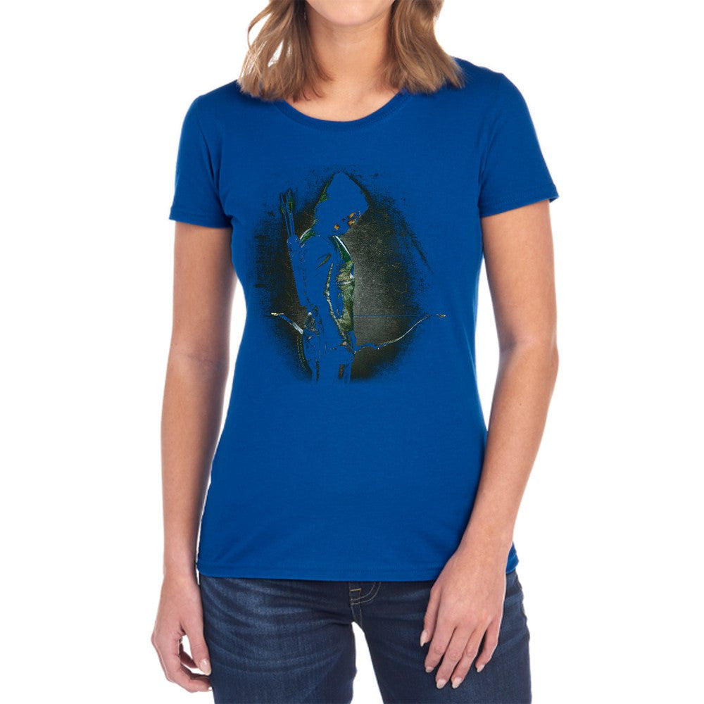 Arrow In The Shadows Licensed Women's T-Shirt Regular Fit SM-2X