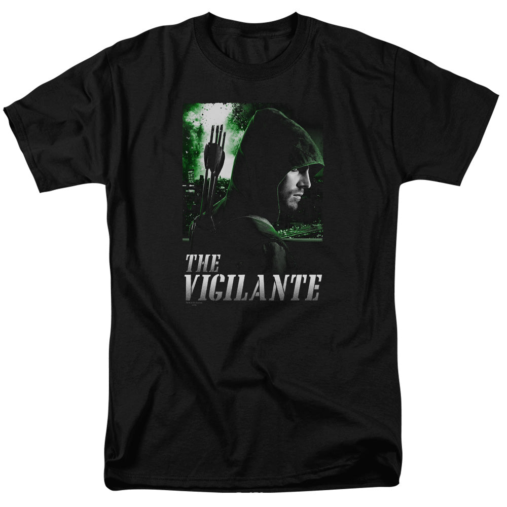 Arrow Star City Defender Licensed Adult Unisex T-Shirt Regular Fit Tee SM-6X
