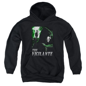 AN OFFCIALLY LICENSED ARROW STAR CITY DEFENDER YOUTH HOODIE BLACK