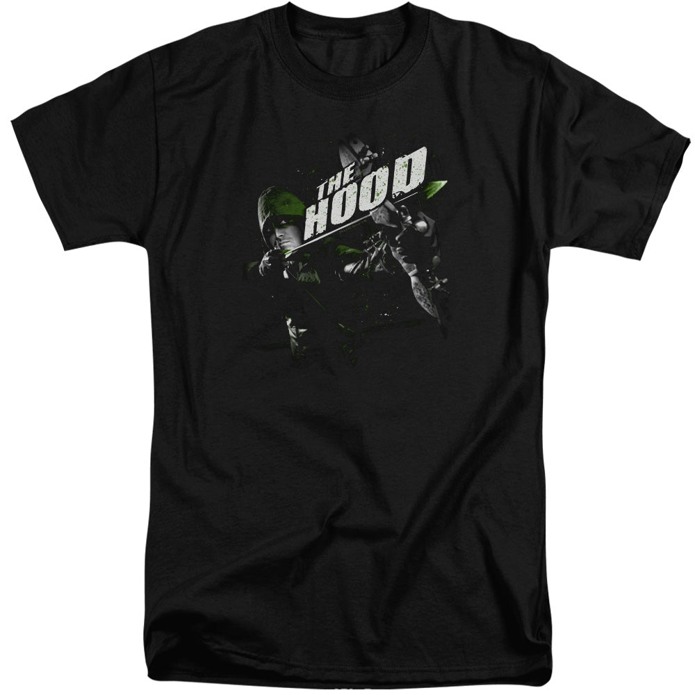 AN OFFCIALLY LICENSED ARROW TAKE AIM MEN'S TALL FIT T-SHIRT BLACK