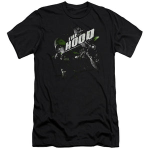AN OFFCIALLY LICENSED ARROW TAKE AIM MEN'S PREMIUM SLIM FIT T-SHIRT BLACK