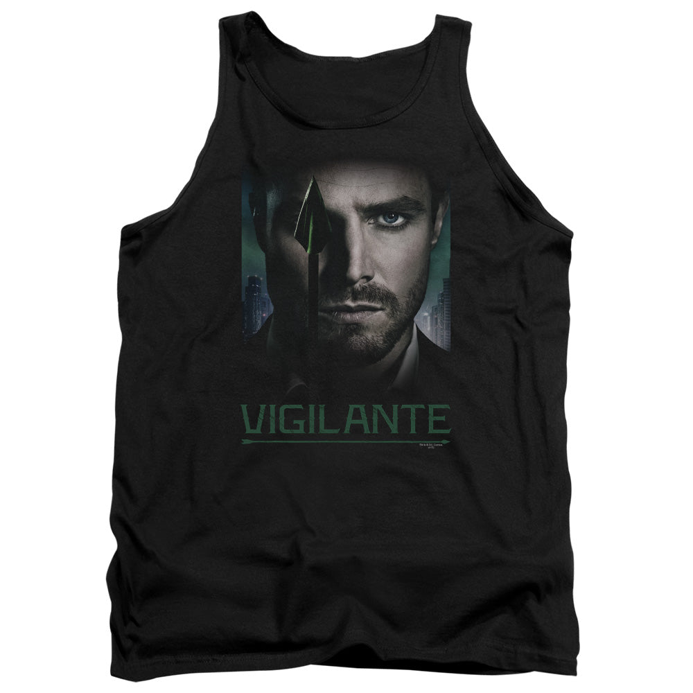 AN OFFCIALLY LICENSED ARROW GOOD EYE ADULT UNISEX TANK TOP BLACK