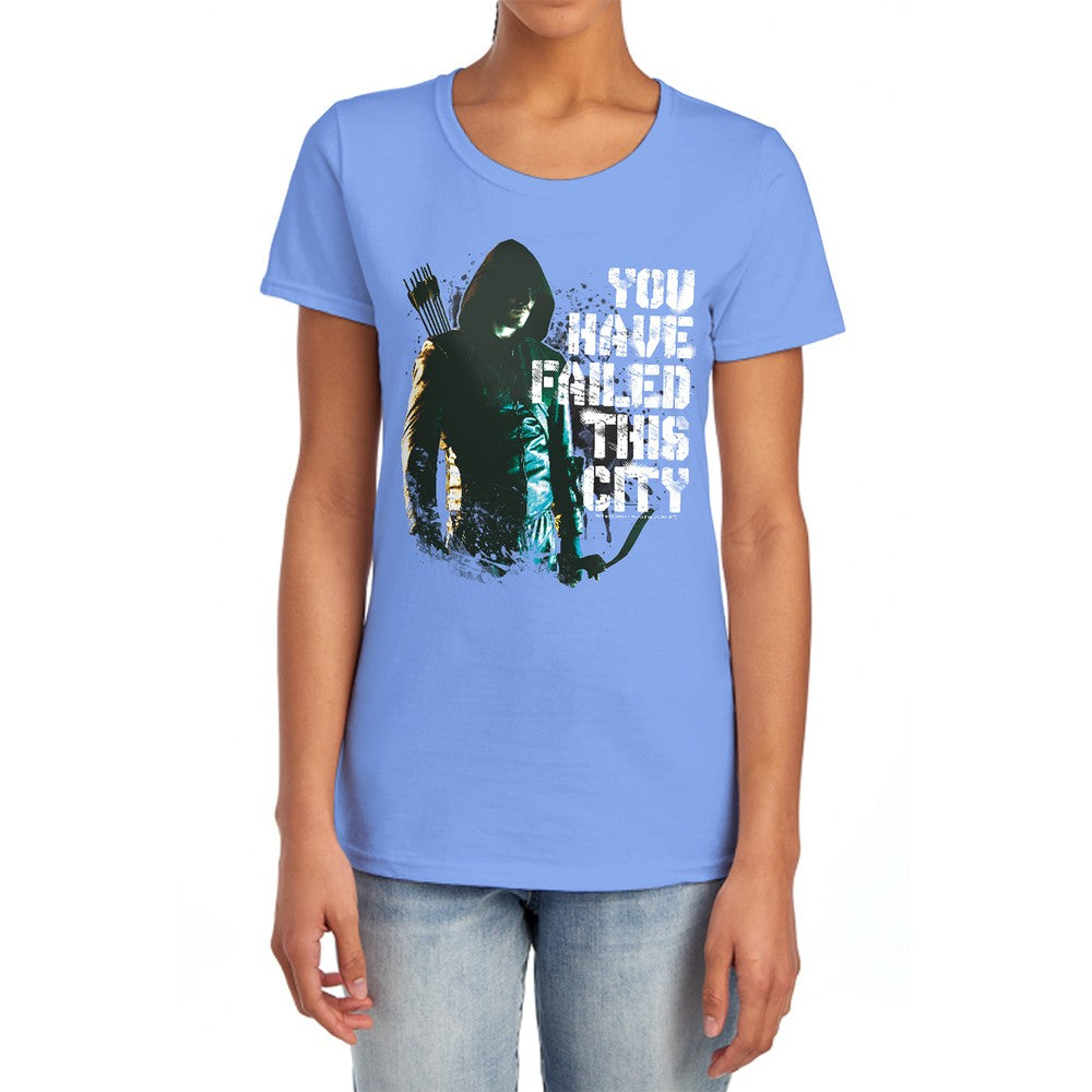 Arrow You Have Failed Licensed Women's T-Shirt Regular Fit SM-2X