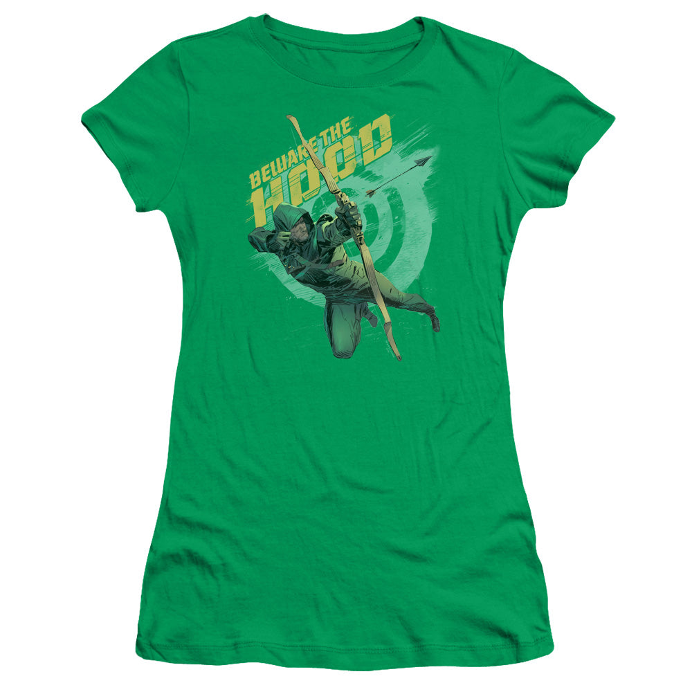 Arrow Beware Licensed Women's T-Shirt Juniors MD-LG
