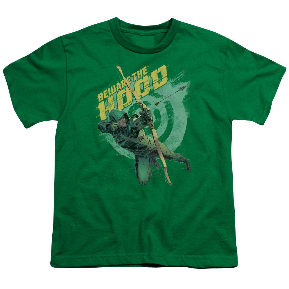 Arrow Beware Licensed Kid's T-Shirt (Ages 4-7) XS-XL