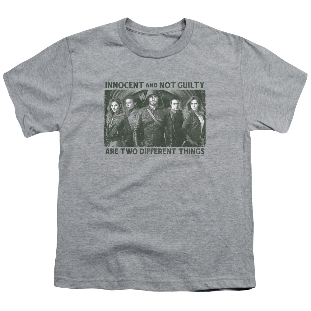 Arrow Not Guilty Licensed Kid's T-Shirt (Ages 4-7) XS-XL