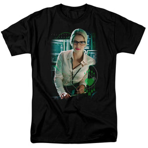 AN OFFCIALLY LICENSED ARROW FELICITY SMOAK MEN'S REGULAR FIT T-SHIRT BLACK