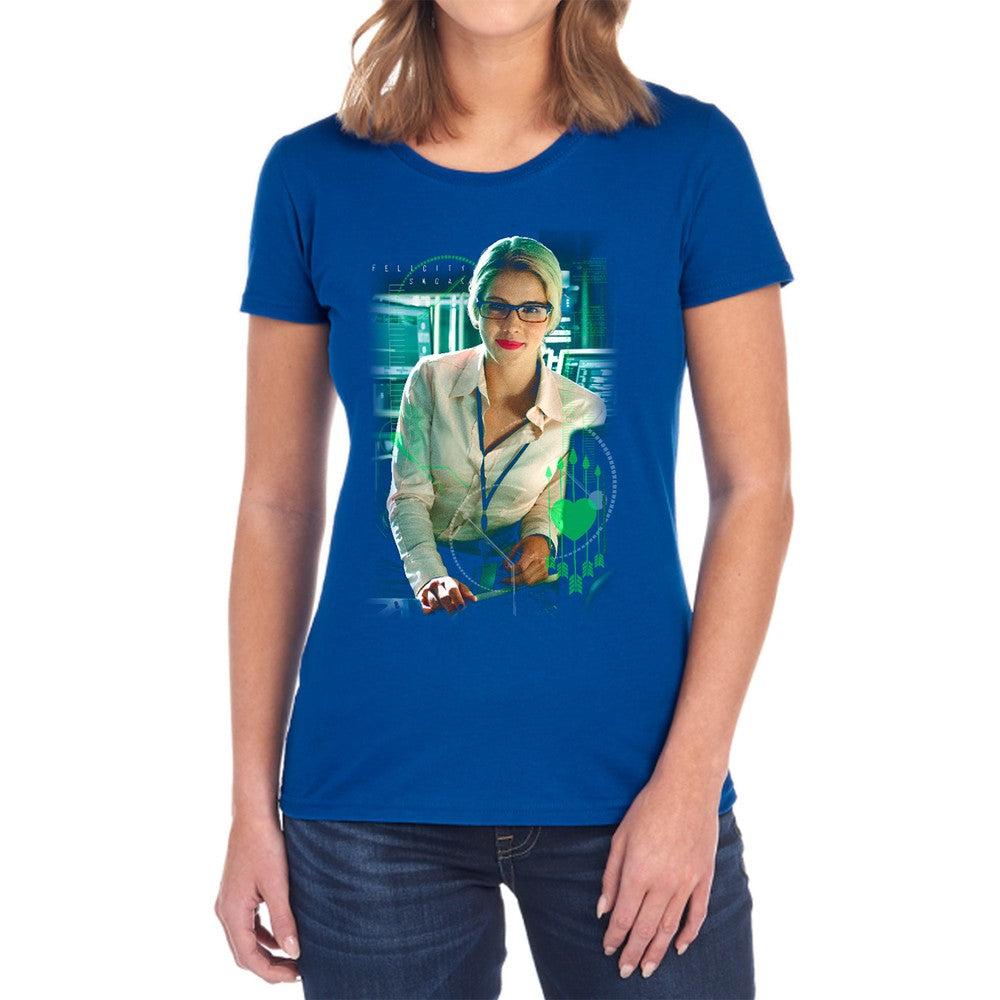 Arrow Felicity Smoak Licensed Women's T-Shirt Regular Fit SM-2X