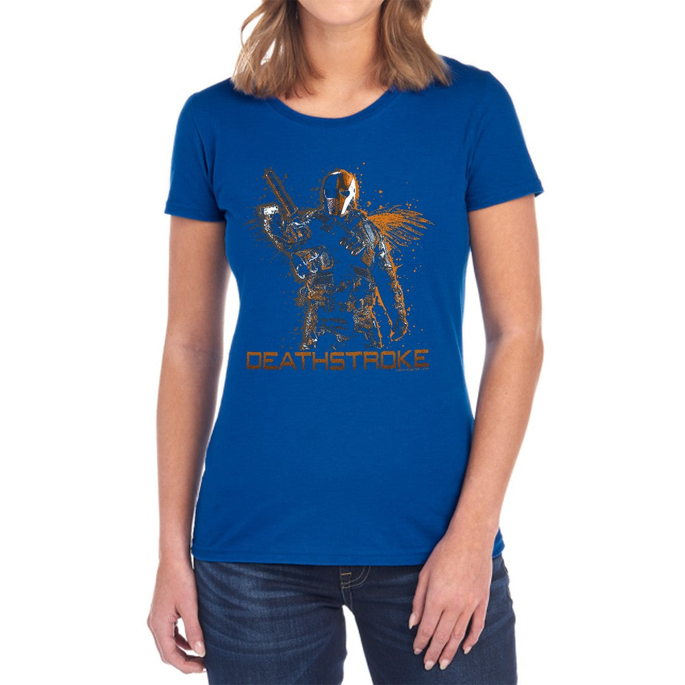 Arrow Deathstroke Licensed Women's T-Shirt Regular Fit SM-2X