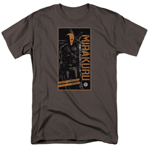 AN OFFCIALLY LICENSED ARROW MIRAKURA ENERGY DRINK MEN'S REGULAR FIT T-SHIRT CHARCOAL