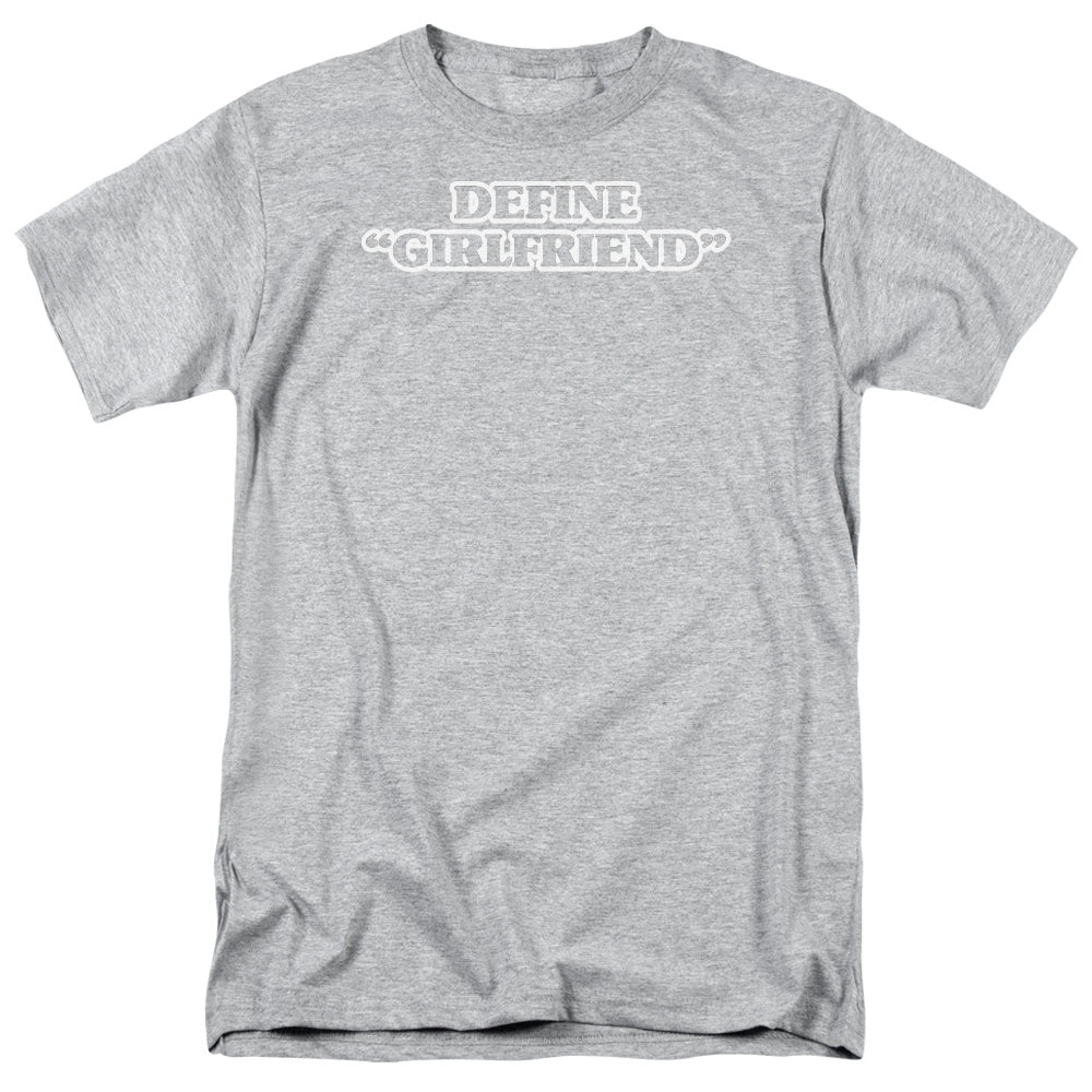 AN OFFCIALLY LICENSED DEFINE GIRLFRIEND DEFINE GIRLFRIEND MEN'S REGULAR FIT T-SHIRT BLACK