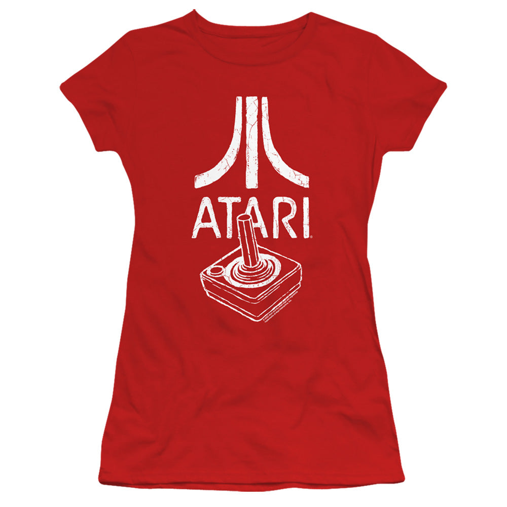 Atari Joystick Logo Licensed Women's T-Shirt Juniors SM