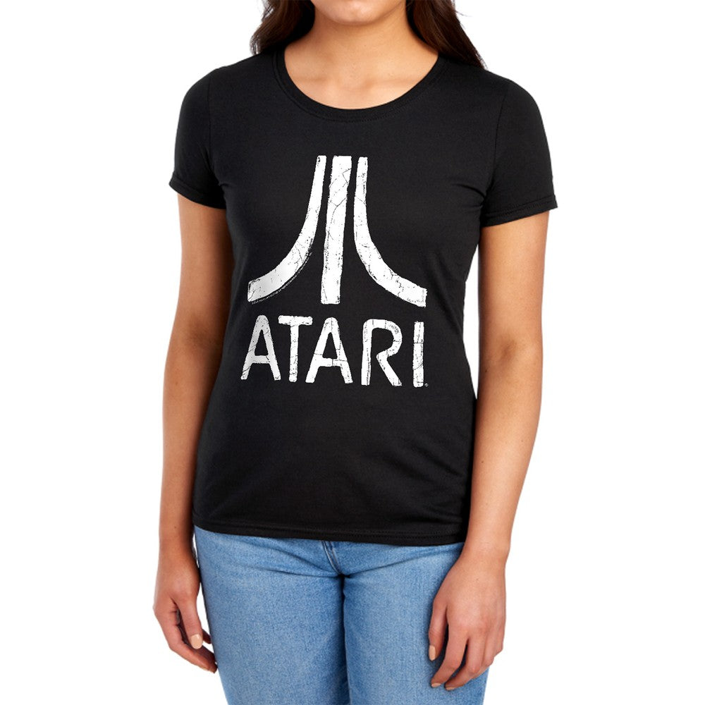 Atari Rough Logo Licensed Women's T-Shirt Regular Fit SM-2X