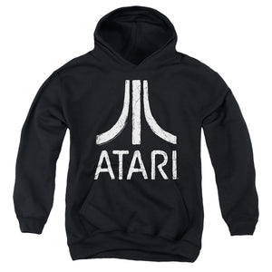 AN OFFCIALLY LICENSED ATARI ROUGH LOGO YOUTH HOODIE BLACK