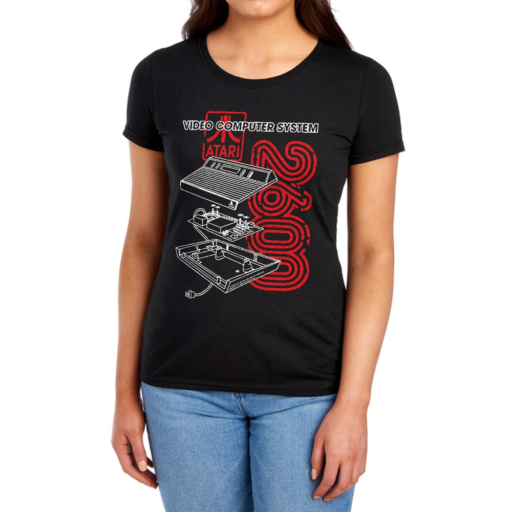 Atari 2600 Licensed Women's T-Shirt Regular Fit SM-2X