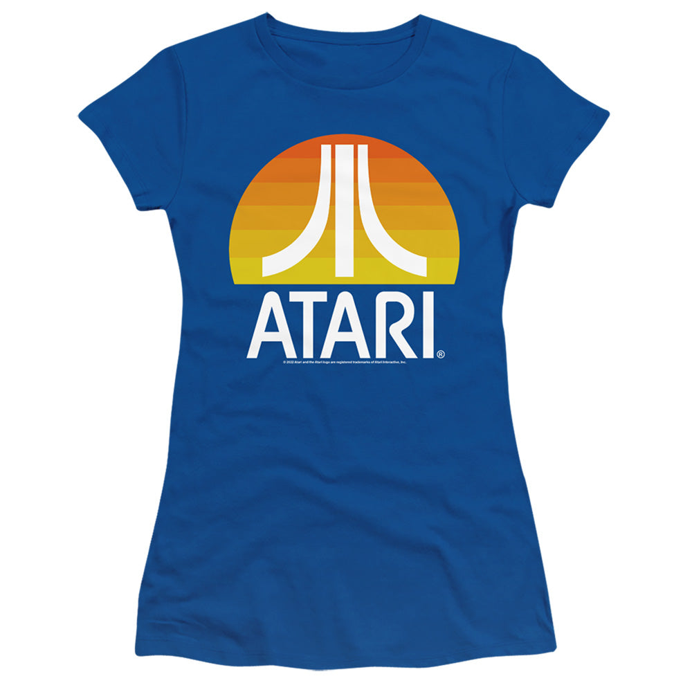 Atari Sunrise Clean Licensed Women's T-Shirt Juniors MD-XL