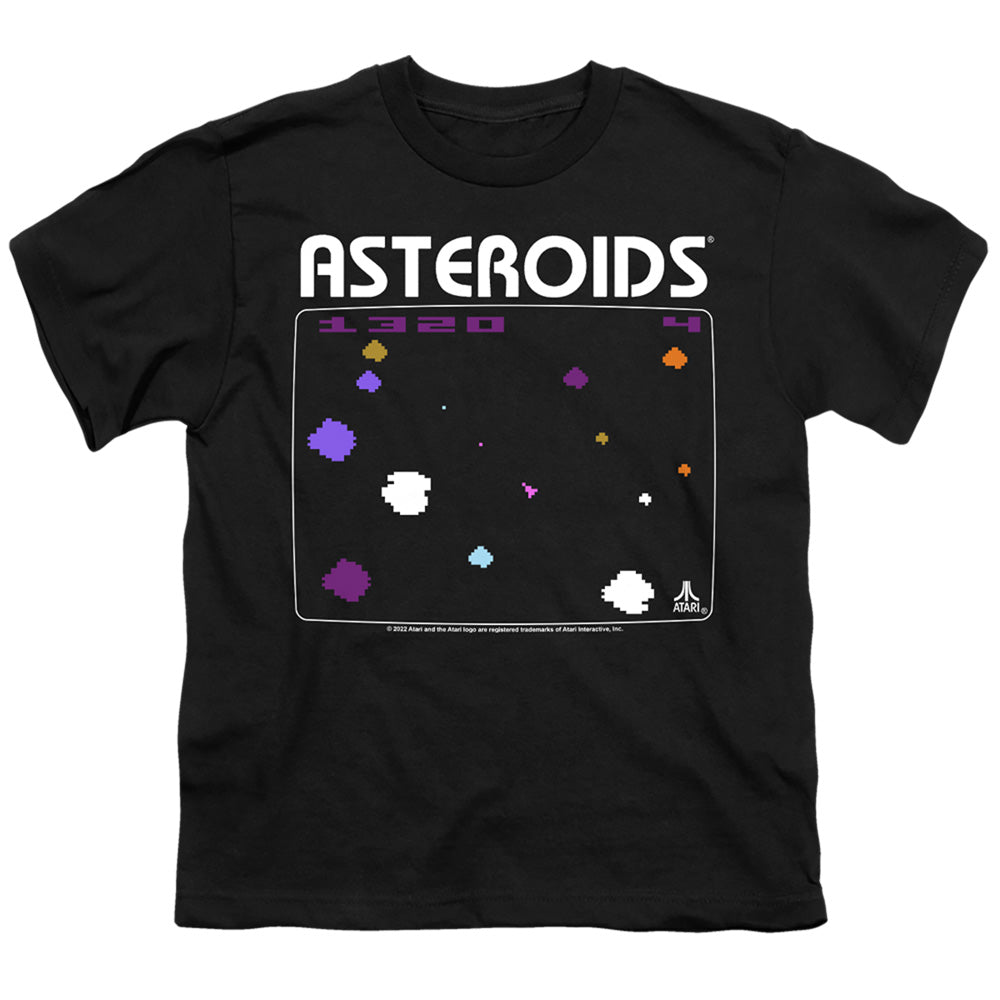 Atari Asteroids Screen Licensed Kid's T-Shirt (Ages 4-7) XS-XL