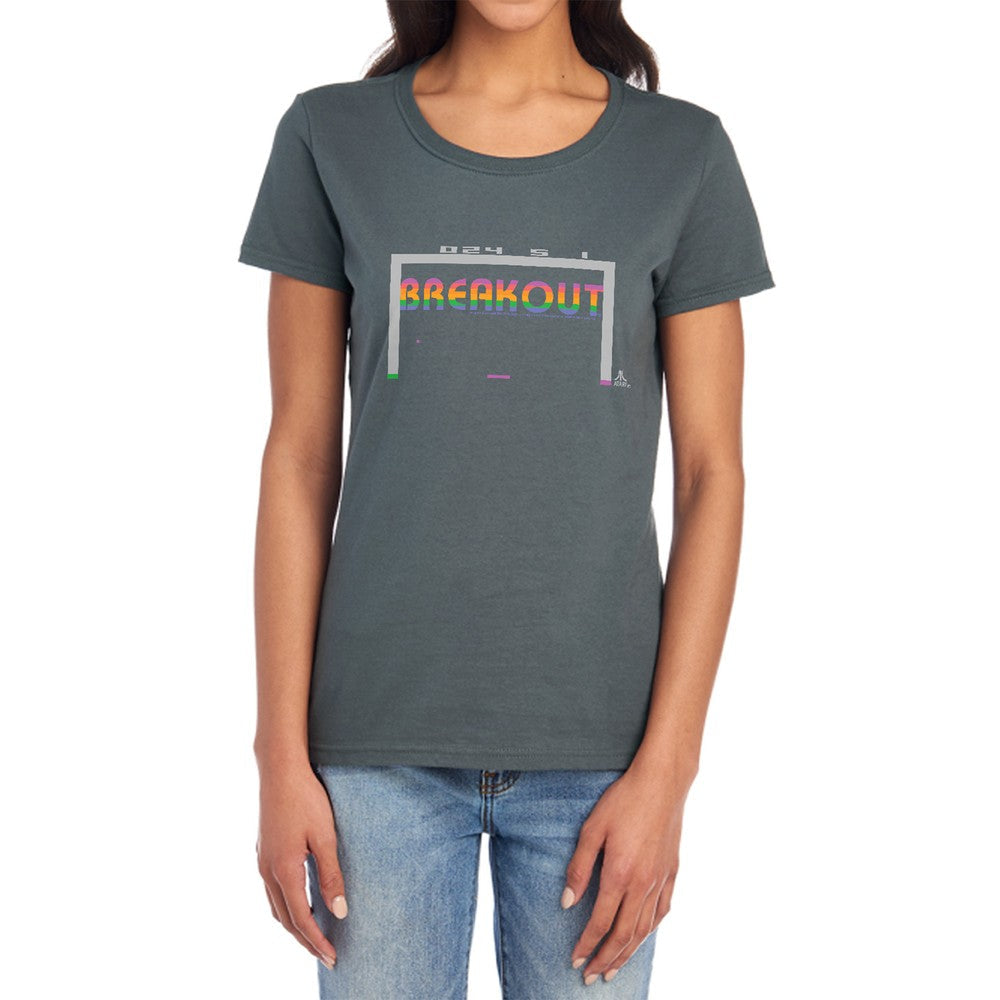 Atari Breakout 2600 Licensed Women's T-Shirt Regular Fit SM-2X