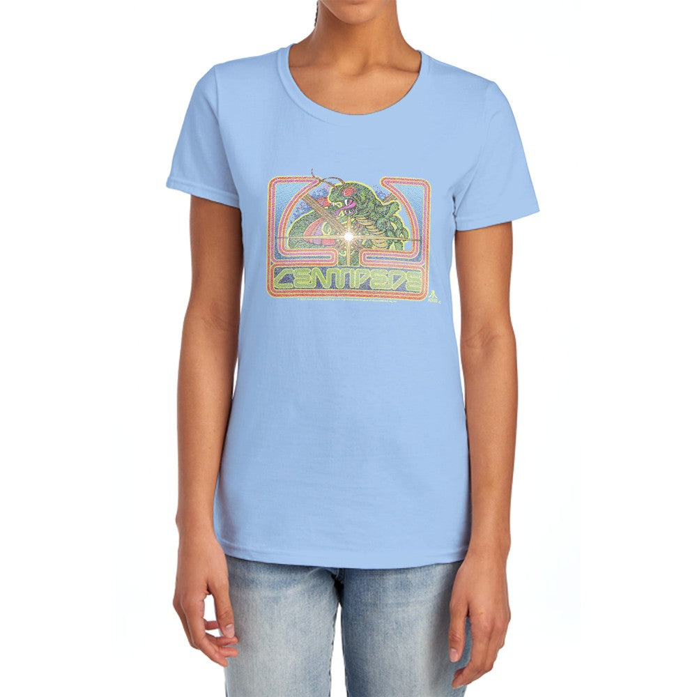 Atari Classic Centipede Licensed Women's T-Shirt Regular Fit SM-2X